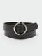 Leather Look Woman Belt